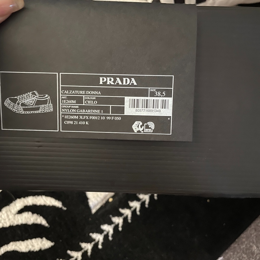 Blue Prada Shoe
